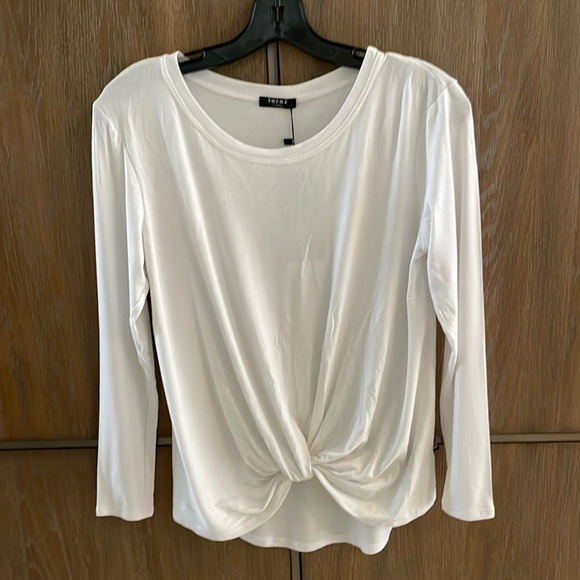 Terez Tops - Terez white twist style long sleeve top size XS